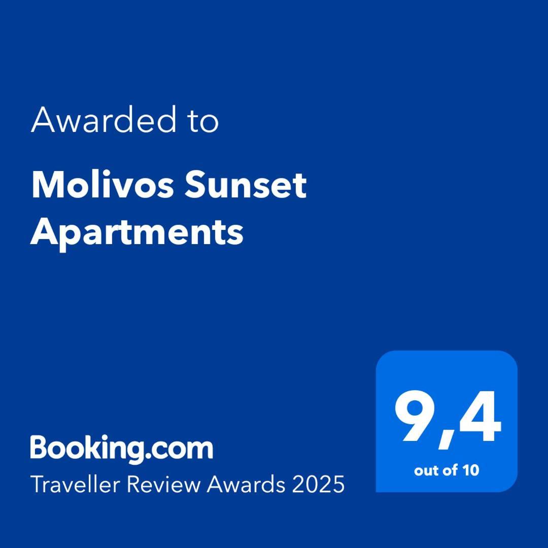 Molivos Sunset Apartments Mithymna Eksteriør billede